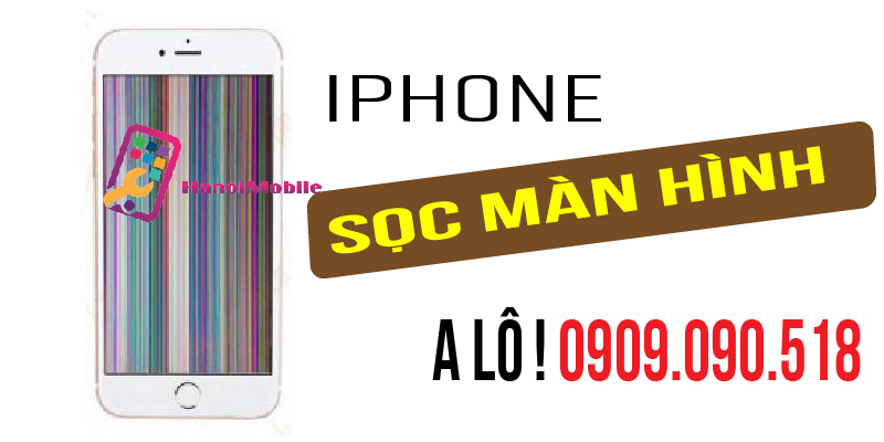 Hình 2:  Gọi ngay cho Hanoimobile khi iphone của bạn bị sọc màn hình